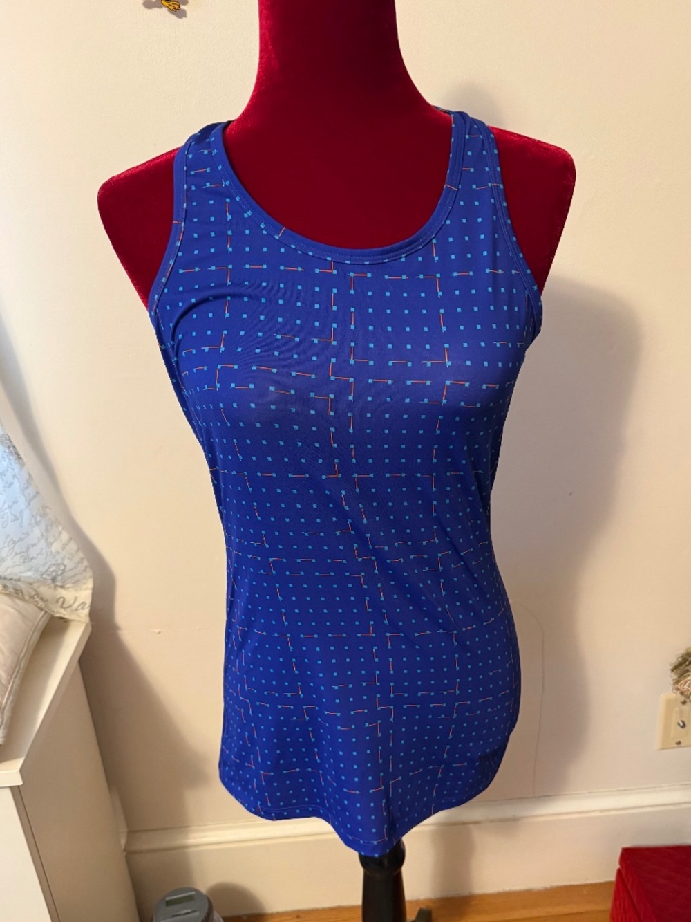 Reebok Wms Blue Tank Top size Med